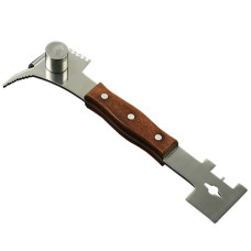 Стамеска пасічна 267 мм багатофункційна з кольоровою дерев'яною ручкою