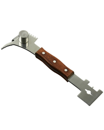 Стамеска пасічна 267 мм багатофункційна з кольоровою дерев'яною ручкою Стамеска пасічна 267 мм багатофункційна з кольоровою дерев'яною ручкою