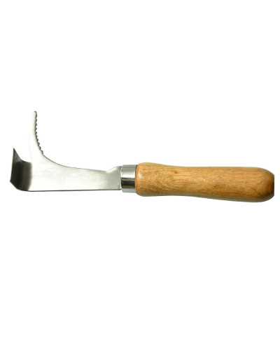 Стамеска пасічна 190 мм з дерев'яною ручкою