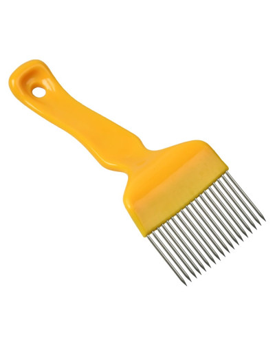 Вилка пасічна для розпечатування стільників (18 голок, пластикова ручка)