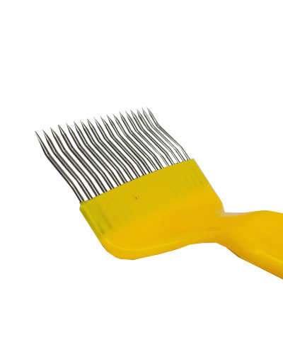 Вилка пасічна для розпечатування стільників (18 голок, пластикова ручка)