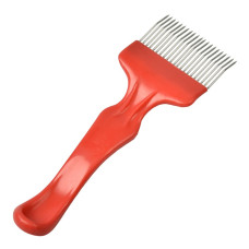 Вилка пасічна для розпечатування стільників (21 голка, пластикова ручка)