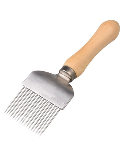 Вилка пасічна для розпечатування стільників (дерев'яна ручка)