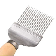 Вилка пасічна для розпечатування стільників (дерев'яна ручка)