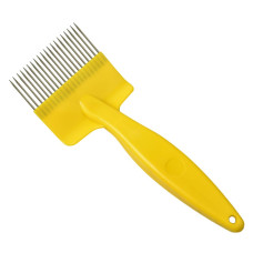 Вилка пасічна для розпечатування стільників (20 голок, пластикова ручка)