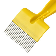 Вилка пасічна для розпечатування стільників (20 голок, пластикова ручка)