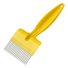 Вилка пасічна для розпечатування стільників (20 голок, пластикова ручка)