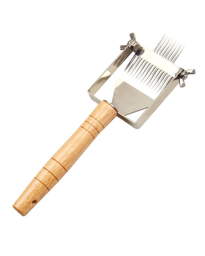 Вилка пасічна розкладна для розпечатування стільників UF13-3A Вилка пасічна розкладна для розпечатування стільників UF13-3A