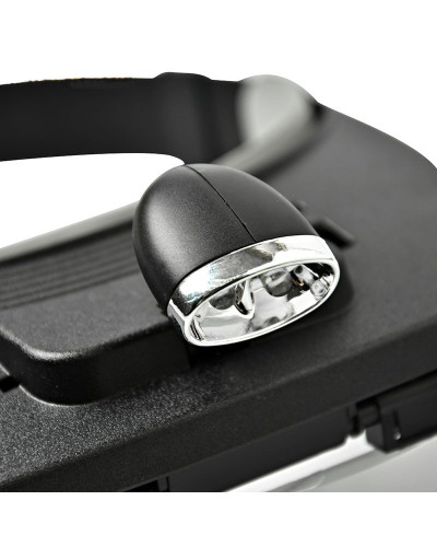 Бінокуляр, лупа пасічна з підсвічуванням та фіксацією на голову