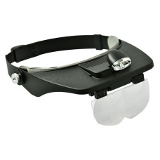 Бінокуляр, лупа пасічна з підсвіткою та фіксацією на голову