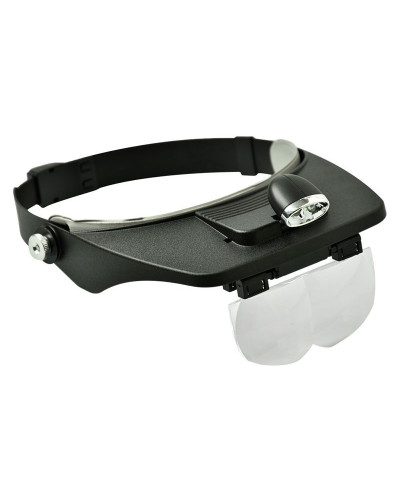 Бінокуляр, лупа пасічна з підсвічуванням та фіксацією на голову