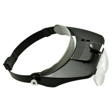 Бінокуляр, лупа пасічна з підсвіткою та фіксацією на голову