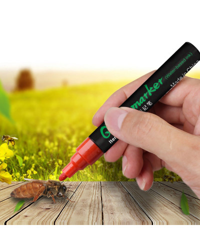 Маркер для мічення бджолиних маток (червоний)