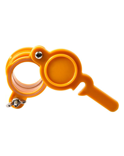 Клапан пластиковий Ø45 мм (жовтий)