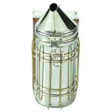 Димар пасічний 29 см з огорожею (нержавійка)