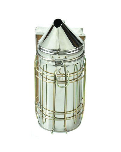 Димар пасічний S06 29 см з огорожею (нержавійка)