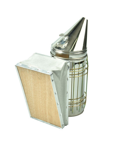 Димар пасічний S06 29 см з огорожею (нержавійка)