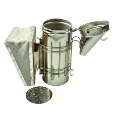 Димар пасічний 32 см з огорожею (нержавійка)