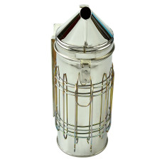 Димар пасічний 32 см з огорожею (нержавійка)