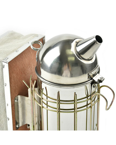 Димар пасічний 24 см з огорожею (нержавійка)