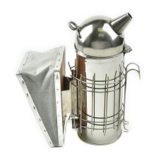 Димар пасічний 29 см з огорожею (нержавійка)