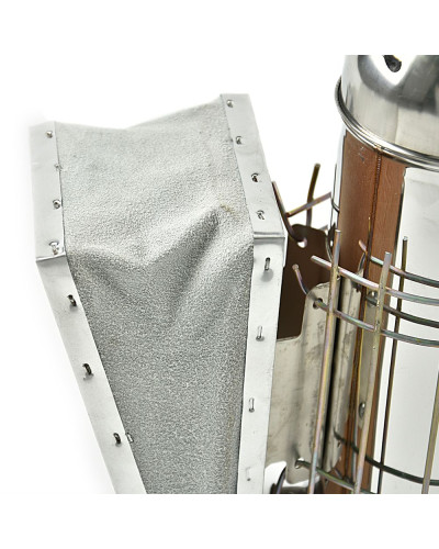 Димар пасічний 29 см з огорожею (нержавійка)