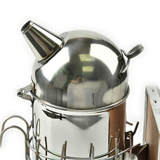 Димар пасічний 29 см з огорожею (нержавійка)