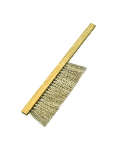 Щітка пасічна з натуральною щетиною і дерев'яною ручкою (2 ряди)