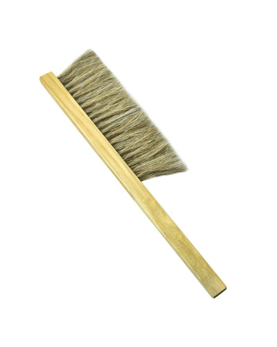 Щітка пасічна з натуральною щетиною і дерев'яною ручкою (1 ряд)