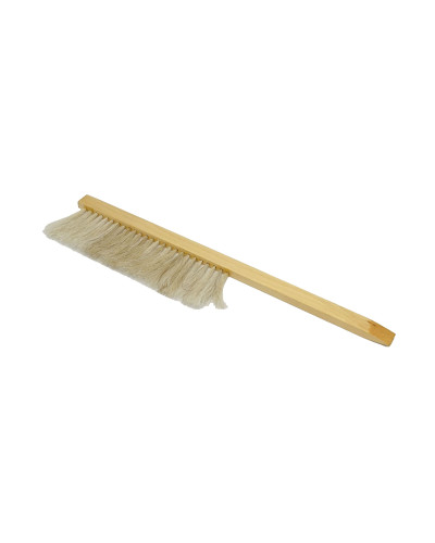 Щітка пасічна з натуральною щетиною і дерев'яною ручкою (1 ряд)
