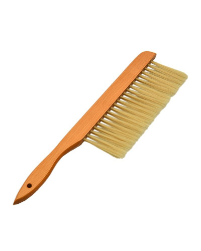 Щітка пасічна зі штучною щетиною і дерев'яною ручкою (1 ряд)