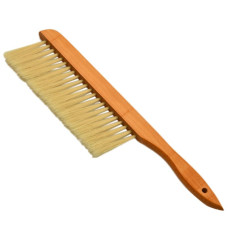 Щітка пасічна зі штучною щетиною і дерев'яною ручкою (1 ряд)