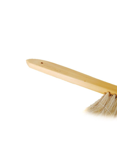 Щітка пасічна з натуральною щетиною і дерев'яною ручкою (3 ряди)