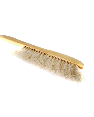 Щітка пасічна з натуральною щетиною і дерев'яною ручкою (3 ряди)