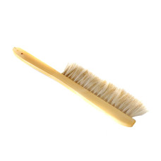 Щітка пасічна з натуральною щетиною і дерев'яною ручкою (3 ряди)