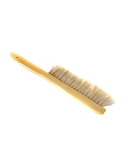 Щітка пасічна з натуральною щетиною і дерев'яною ручкою (3 ряди)