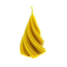 Свічка з воску "Ялинка спіральна"