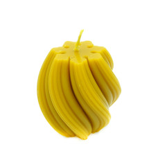 Свічка з воску "Сніжинка спіральна"