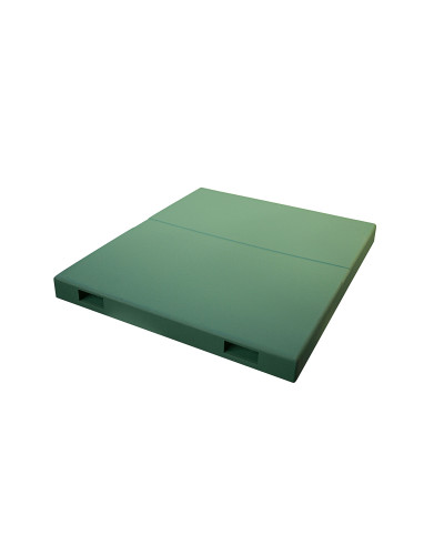 Крыша для 10-ти рамочного улья Lyson пенополистирольная низкая крашеная (зеленая) с пластиком