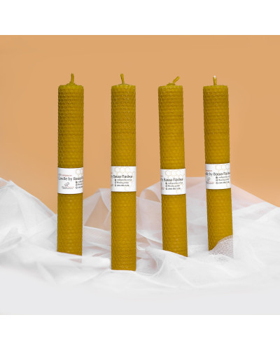 Свічка з вощини натуральна (26 см)