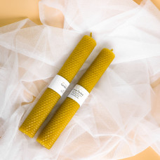 Свічка з вощини натуральна (26 см)