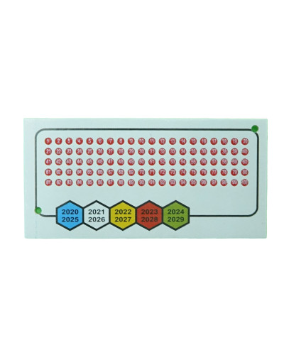 Ополітки для маток червоний колір (1-100)