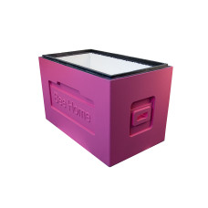 Корпус пенополистирольный до 6-ти рамочного улья Дадан крашеный (розовый)