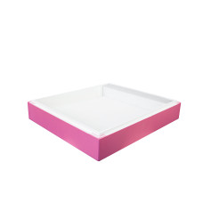 Кормушка корпусная пенополистирол Дадан 10 рамок крашена без верх. пласт. 5.5 л (розов.)