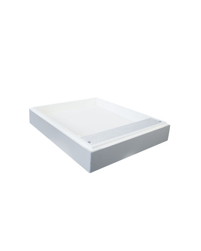 Кормушка корпусная пенополистирол Дадан 10 рамок крашена без верх. пласт. 5.5 л (серая)