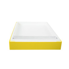 Кормушка корпусная пенополистирол Дадан 10 рамок крашена без верх. пласт. 5.5 л (желт.)