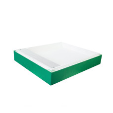 Кормушка корпусная пенополистирол Дадан 10 рамок крашена без верх. пласт. 5.5 л (св. зелен.)