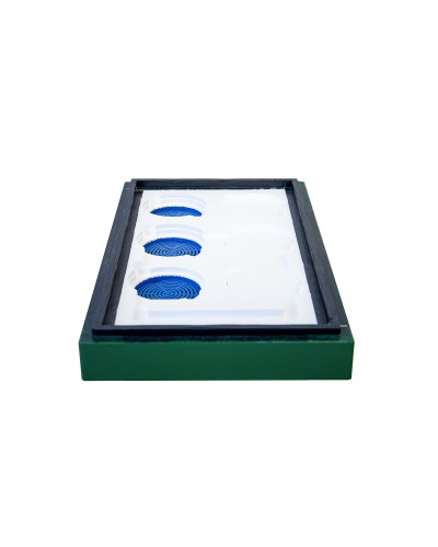 Потолок к улью пенополистирольный W1161 Дадан крашеный (св. зеленый)