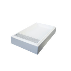 Кормушка корпусная пенополистирол Дадан 6 рамок крашеная без верх. пласт. (серая) 3,5 л