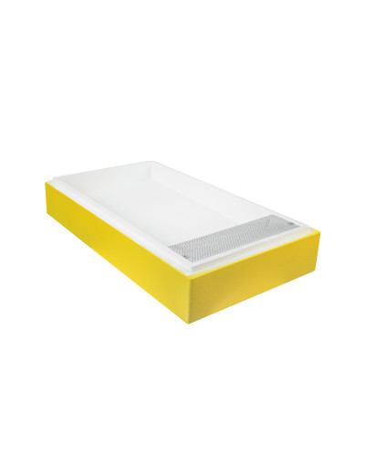 Кормушка корпусная пенополистирол Дадан 6 рамок крашеная без верх. пласт. (желт.) 3,5 л